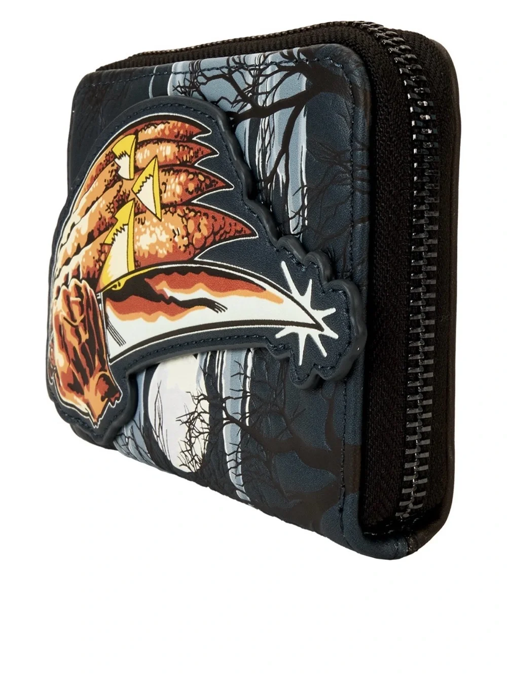 Halloween Michael Myers Loungefly Zip Wallet - Black & Orange